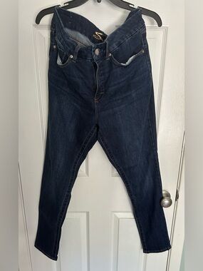 Seven Skinny Women’s Jeans in Dark Blue Denim